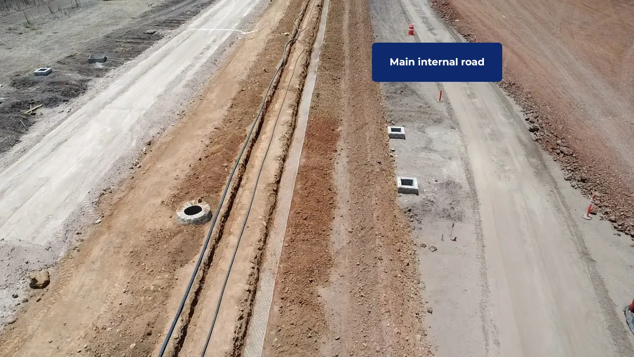 Main internal road